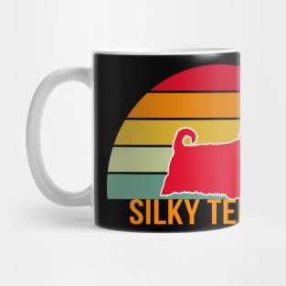 Silky Terrier Vintage Silhouette Mug